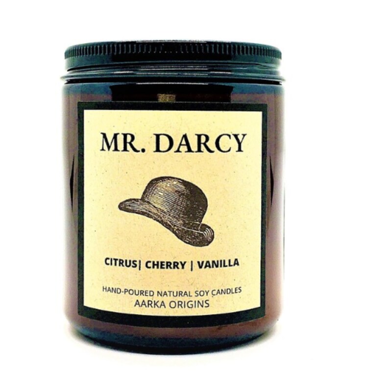 Mr. Darcy, Book Lover Candle, Book Candle Scent, Book Candle, Literary Candle, Soy Candle, Scented Candle, Handmade Soy Candle